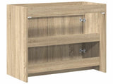 Bathroom Under Sink Cabinet Sonoma Oak 78.5 x 37.5 x 81 cm 890786