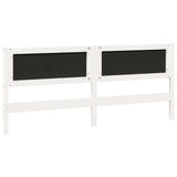 Headboard Other White 200 cm Solid pine wood 878938