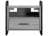 Hanging Bedside Cabinet 2 pcs Grey Sonoma 40 x 30 x 50 cm 8013561