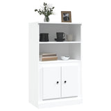 Highboard White 60x35.5x103.5 cm Engineered Wood 816312