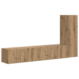 TV Cabinet Set 3 pcs Artisan Oak Engineered Wood 3408996