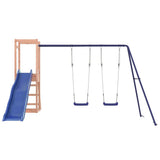 Outdoor Playset Douglas wood and blue 3155928