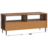 LED TV Cabinet Old Wood Engineered Wood 896553