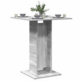 Bistro Table Grey Sonoma 60x60x75 cm Engineered Wood 815103