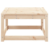 Garden Footstool Natural Wood Solid Pine Wood Medium Modular 844679