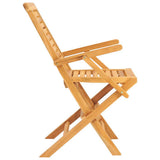 Folding Garden Chair Set of 6 Teak Solid teak wood Standard 3155050