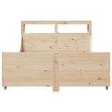 Bed Frame without Mattress 160x200 cm Solid Wood Pine 3306453