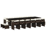Garden Dining Set Brown 3211185