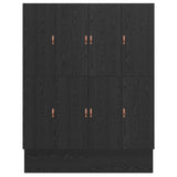 Storage Bed Frame with Drawer Black Oak 180 cm Engineered Wood 3335662