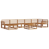 Outdoor Sofa Set 8 pcs Natural Solid Acacia Wood 3367927