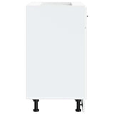 Kitchen Base Cabinet Porto White Engineered Wood 853977