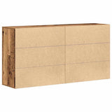 Sideboard 2 pcs Old Wood 79 x 38 x 80 cm Engineered Wood 3334308