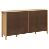 Sideboard HILL Honey Brown 154 x 40 x 80 cm Solid Pine Wood 42025035