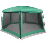 ZNTS Pool Tent with Removable Fly & Mesh Walls Sea Green 670x590 cm 4100632