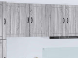 Wall Cabinet LUCCA Grey Sonoma 40 x 31 x 80 cm Engineered Wood 885031