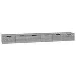 Wall Cabinets 2 pcs Grey Sonoma 102x30x20 cm Engineered Wood 3115906