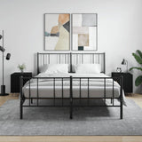 Bedside Cabinets 2 pcs Black 40x40x50 cm Engineered Wood 827503