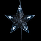 LED Star Curtain Fairy Lights 500 LED Cold White 8 Function 328807