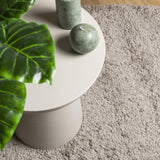 Shaggy Rug PAMPLONA High Pile Modern Beige 140x200 cm 375213