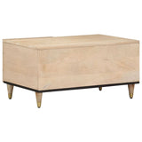 ZNTS Coffee Table 80x50x40 cm Solid Wood Mango 358253