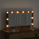 Vanity Mirror Rectangular with Mirror Old Wood 80 x 45 x 18 cm 868323