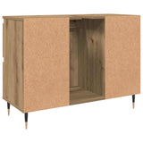 Bathroom Cabinet Artisan Oak 80x33x60 cm Engineered Wood 857233