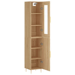 Highboard Sonoma Oak 34.5x34x180 cm Engineered Wood 3199164