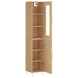 Highboard Sonoma Oak 34.5x34x180 cm Engineered Wood 3199164