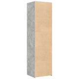 Highboard Concrete Grey 50x42.5x185 cm Engineered Wood 3281416