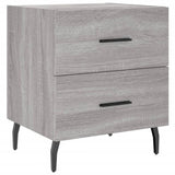 Bedside Cabinet Grey Sonoma 40x35x47.5 cm Engineered Wood 827352