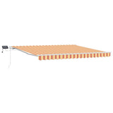 Retractable Awning Yellow and Orange 400 x 300 cm 3330528