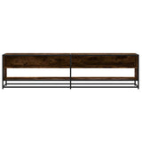 TV Cabinet Smoked Oak 180.5x40x46 cm Engineered Wood 3300802
