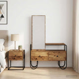 Dressing Table Old Wood 100 x 36.5 x 136 cm Engineered Wood 8007687