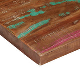 Table Top 90x80x2.5 cm Rectangular Solid Wood Reclaimed 371080