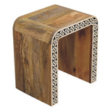 Edessa Bone Inlay End Table IN3385