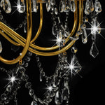 Chandelier 2-layer Golden 15 x E14 Bulbs 281613