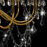 Chandelier 2-layer Golden 15 x E14 Bulbs 281613