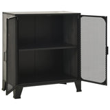 Storage Cabinets 2 pcs Grey 72x36x82 cm Metal and MDF 3095970