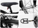 Kids Bike 18 Inches for 5-7 Years Old Black 42009380