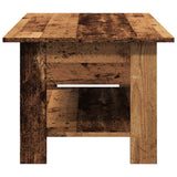 ZNTS Coffee Table Old Wood 102x55x42 cm Engineered Wood 856796