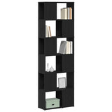 Book Cabinet/Room Divider Black Oak 60x24x186 cm 862078