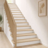 Stair Tread 12 pcs 120 x 30 x 2 cm White Solid Oak Wood 3449416