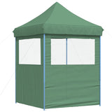 ZNTS Foldable Party Tent Pop-Up with 2 Sidewalls Green 4004992