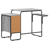 Desk with Storage Grey Sonoma 120 x 50 x 75 cm 8007999