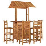Garden Bar Set Natural Wood Solid Acacia wood Medium Durable 3116005
