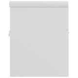 Sink Cabinet with Built-in Basin White Engineered Wood 3070829
