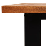 ZNTS Dining Table with Live Edge 160x80x75 cm Solid Wood Acacia 353290