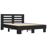 Bed Frame without Mattress Black 140x190 cm 3280112