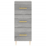 Highboard Grey Sonoma 34.5x34x180 cm Engineered Wood 3198847