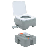 Portable Camping Toilet Grey and white 41.5 x 36.5 x 37.5 cm 42001437